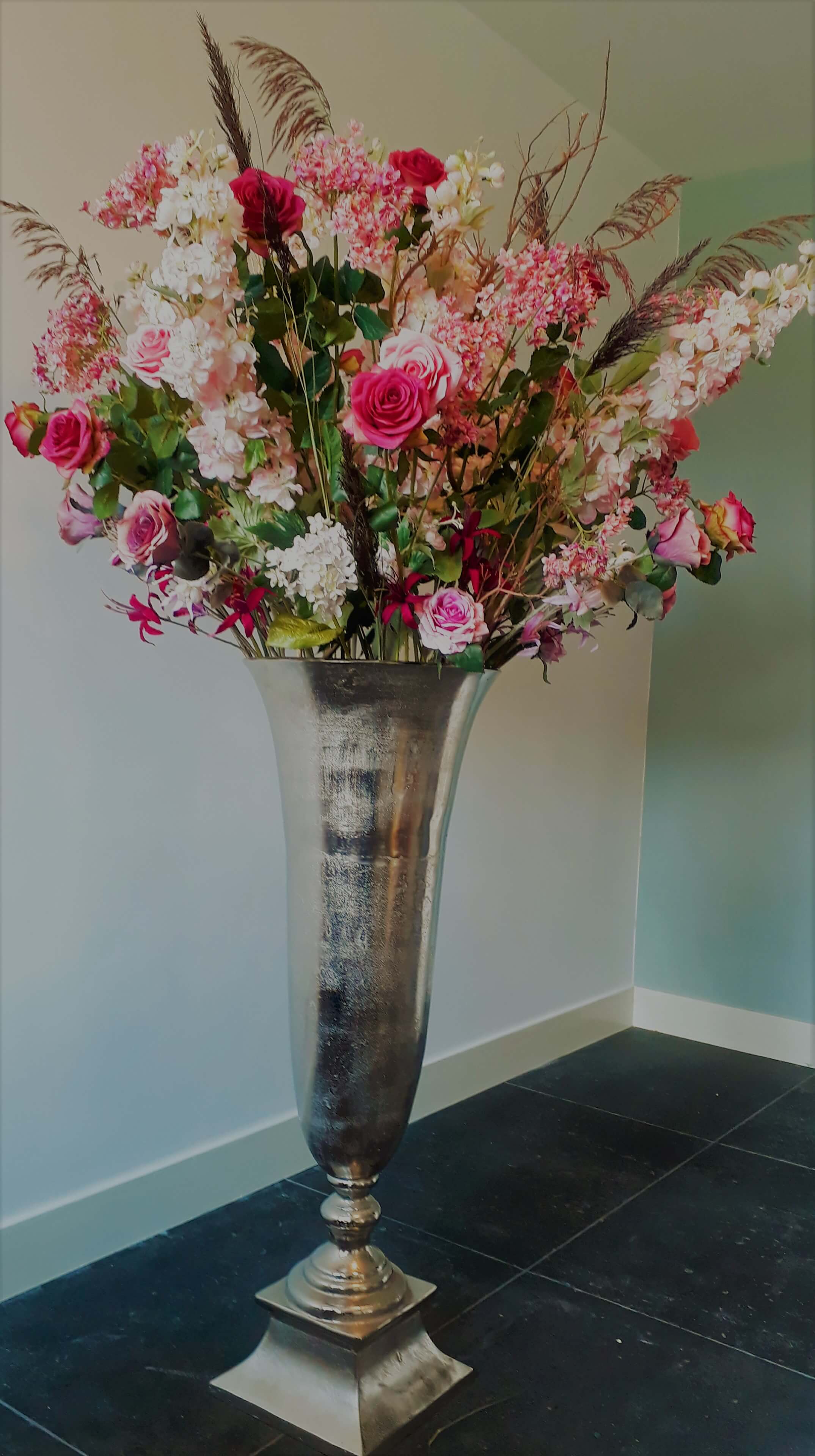 Massage eenheid Steken Bloemstuk Angela 185 cm - Kunstbloemen en zijden bloemen webshop